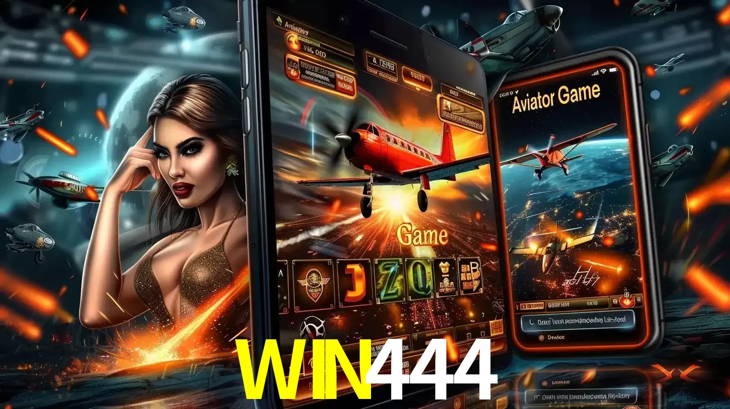 Mulher estilosa cercada por telas que exibem a jogabilidade do Aviator, capturando a intensidade e a estratégia deste popular crash game oferecido pelo WIN444.